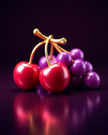 Cherry symbol artwork
